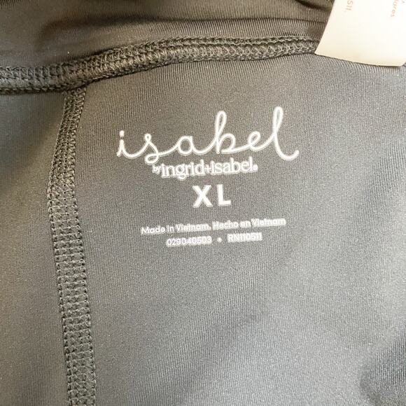 Isabel By Ingrid & Isabel Crossover Panel Maternity Active Leggings Size XL - Picture 6 of 7